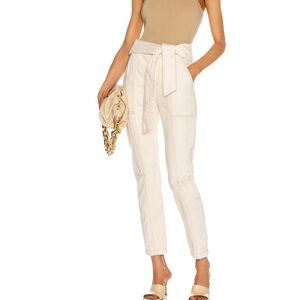 JONATHAN SIMKHAI
Henley Tie-Waist Seamed Pants size 30